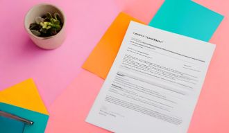 Un contrat de travail avec des clauses générales et particulières